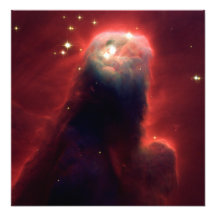 Cone Nebula (Hubble Telescope) Photo Art