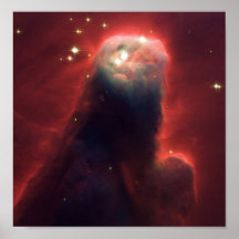 Cone nebula in space - Jesus Print