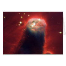 Cone Nebula NGC 2264 Taken by the Hubble Telescope Greeting Card