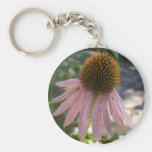 Coneflower Pale Purple Key Chain