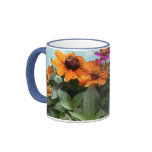 Coneflowers &  Blue Mug