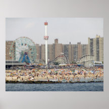 "CONEY ISLAND BEACH" POSTERS