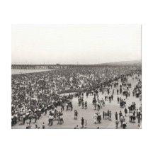 Coney Island Brighton Beach Canvas Print