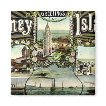 Coney Island Fridge Magnet