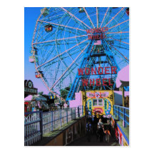 Coney Island - The Wonder Wheel Post Cards