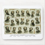 Confederate Commanders of The Civil War Mouse Pads