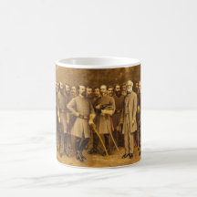 Confederate General Robert E. Lee and his Generals Coffee Mug