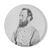 Confederate General Thomas J Stonewall Jackson Magnets
