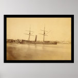 Confederate Ironclad, Stonewall 1862 Poster