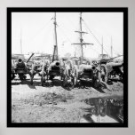 Confederate Siege Guns in Richmond, VA 1865 posters