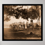 Confederate Soldiers & Guns in Charleston, SC 1863 Posters