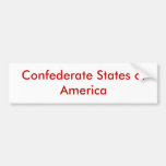 Confederate States of America Bumper Stickers