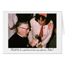 Confession Greeting Cards