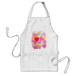 Confeti de corazones. aprons