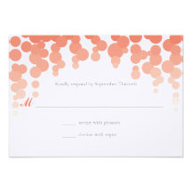Confetti Wedding Response Announcement