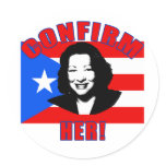 Confirm Her with Puerto Rico Flag Products stickers