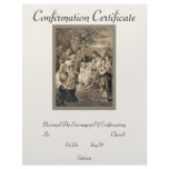 Confirmation Certificate flyers