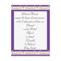Confirmation Invitation postcards