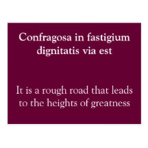 Confragosa in fastigium postcards