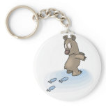 Confused Bear Key Chain