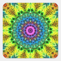 confused harmony kaleidoscope sticker