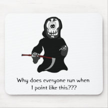 Confused Reaper... Mousepad