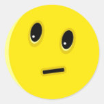 Confused Smiley Face Sticker