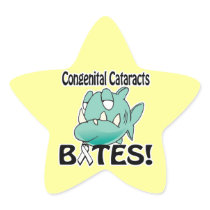 Congenital Cataracts BITES Star Sticker