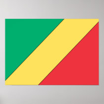 Congo 2 Flag Print