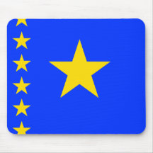 Congo Kinshasa High quality Flag Mouse Mat