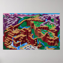 Congo Maze Print