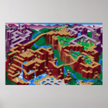 Congo Maze Print