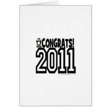 CONGRATS 2011 PENGUIN CARD