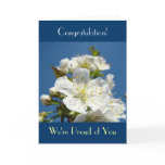 Congratulation! Cards We're Proud of You Blossoms