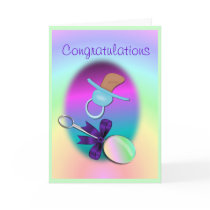 Congratulations Baby Card- customise