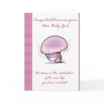 Congratulations Baby Girl Card, New Baby