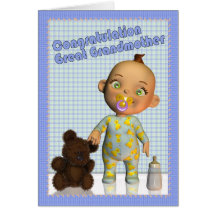 congratulations becoming a Great Grandmother Greeting Cards