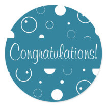 Congratulations Bubbles Envelope Seal