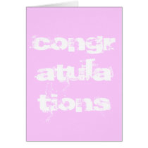Congratulations cards