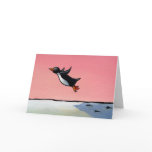 Congratulations card penguin art Eternal Optimist