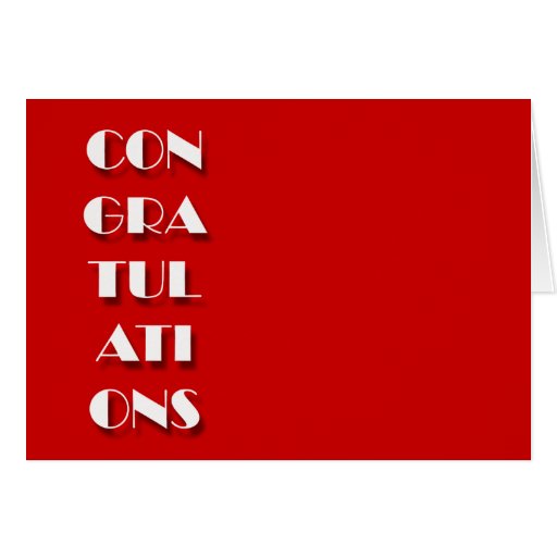 Congratulations cards - customise background