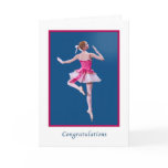 Congratulations, Dance Recital, Ballerina cards