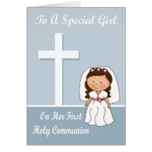 Congratulations First Communion Greeting Card