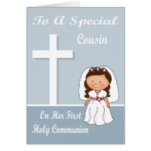 Congratulations First Communion Greeting Card