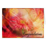Congratulations Floral Flowers  Any Occasion Cards