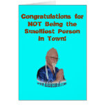 Congratulations for not Being the Smelliest Person Greeting Card
