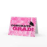 Congratulations Grad Card Chic Pattern 4