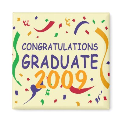 Congratulations Graduate Fridge Magnets by LazGurl
