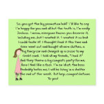 Congratulations Job Promotion Gifts (Female) postcards