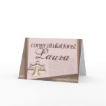 Congratulations Law School Graduate Greeting Card